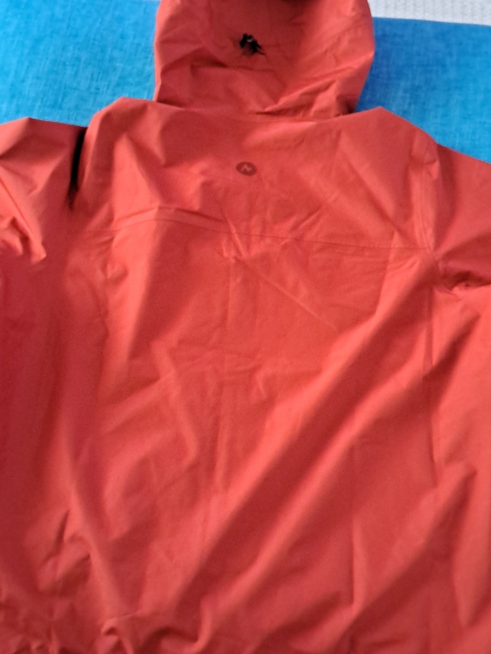 Marmot women's Rust-Red Hooded Rain Shell New Size Large. - Picture 6 of 9